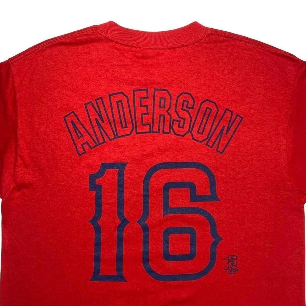 Vintage 2000s LA Angels Anaheim Angels x Garret Anderson baseball number shirt